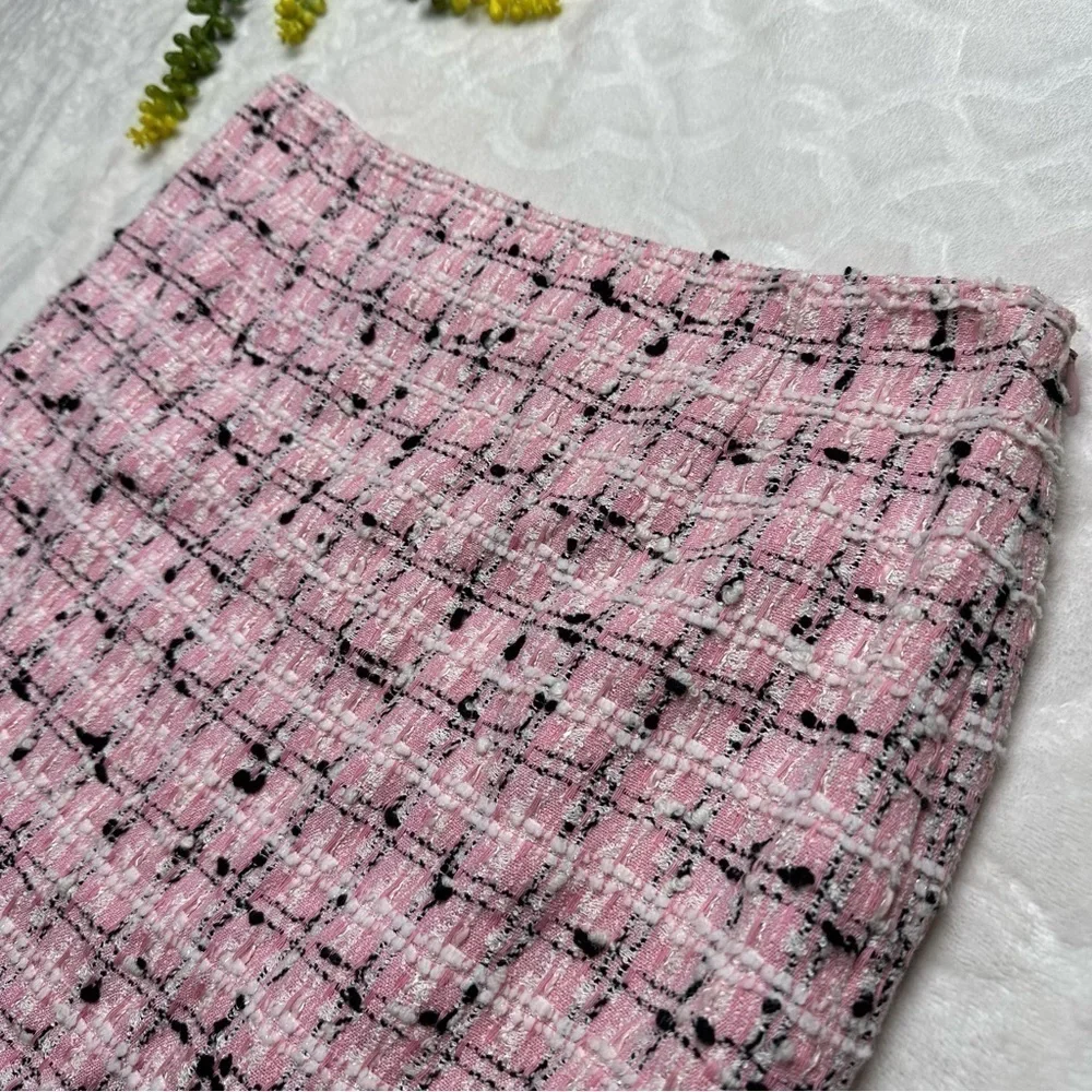 Escada tweed plaid